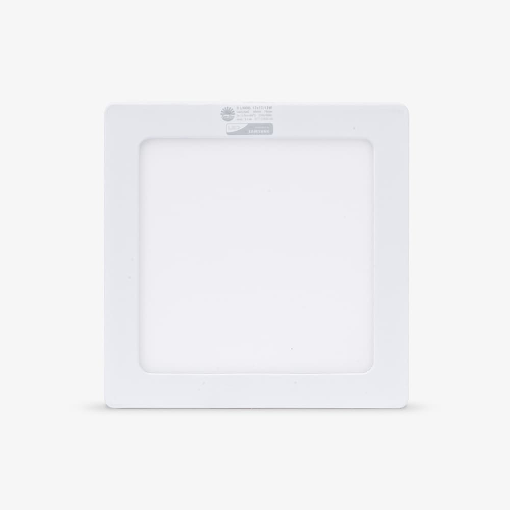 Đèn LED ốp trần vuông LN08 đế nhôm 230x230/18W
