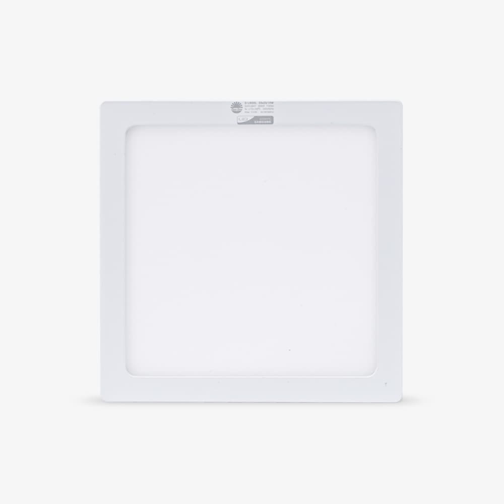 Đèn LED ốp trần vuông LN08 đế nhôm 230x230/18W