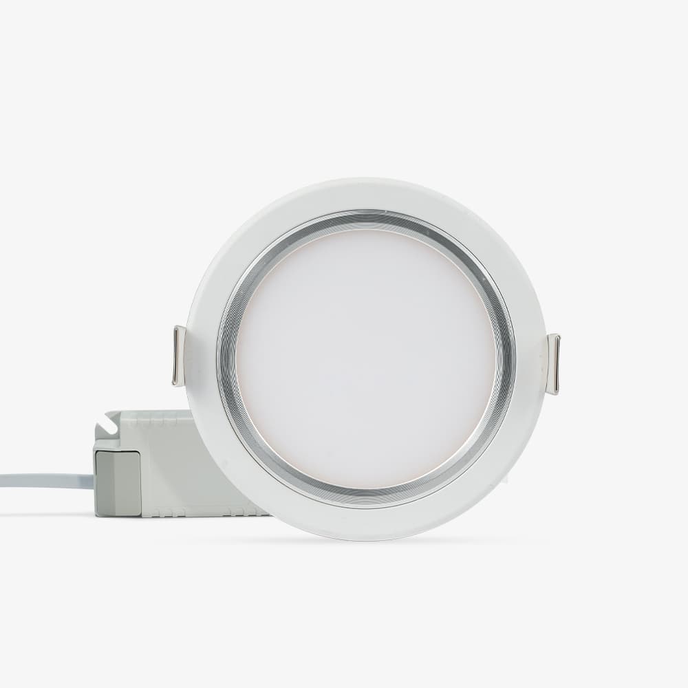 Đèn LED Panel tròn PT05.V2 110/10W 3000K viền bạc