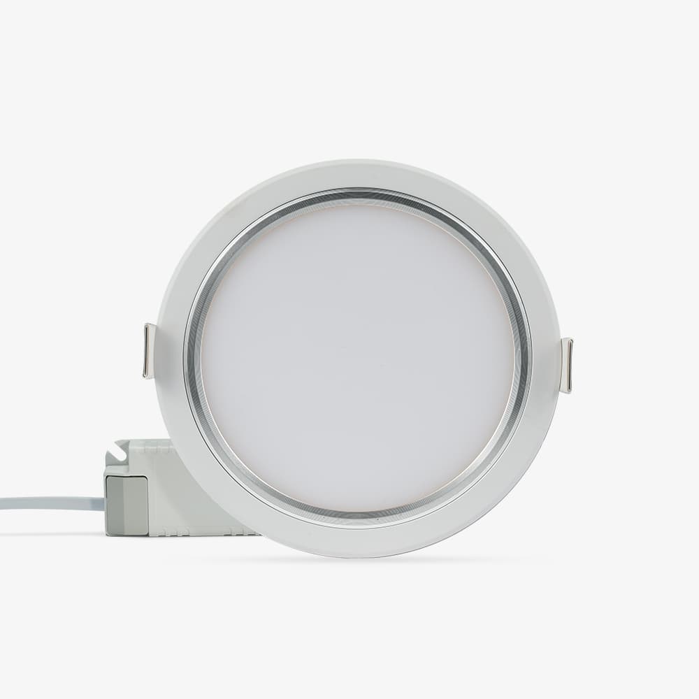 Đèn LED Panel tròn PT05.V2 135/10W 3000K viền bạc