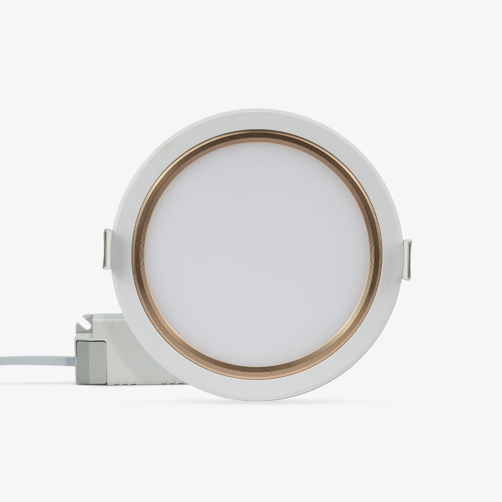 Đèn LED Panel tròn PT05.V2 135/10W 3000K viền vàng