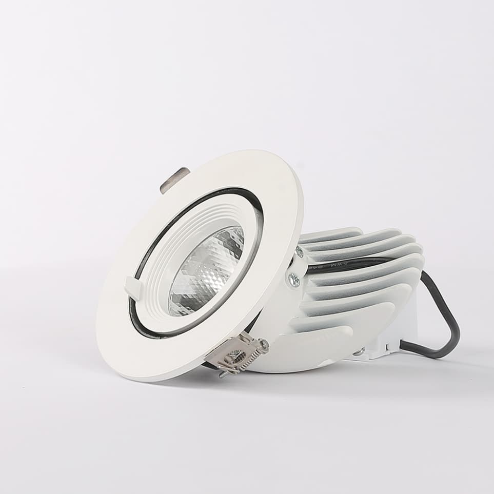 Đèn LED âm trần Downlight thông minh xoay góc AT18 bluetooth 100/9W