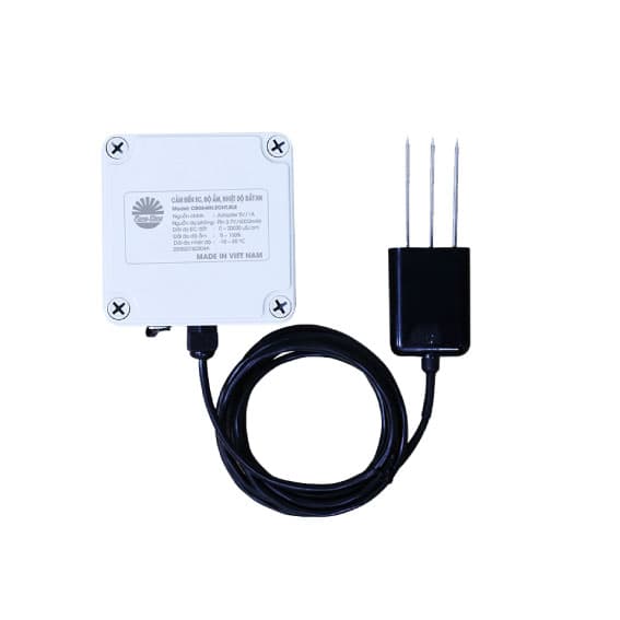 Cảm biến EC, độ ẩm, nhiệt độ đất nông nghiệp CB06 bluetooth