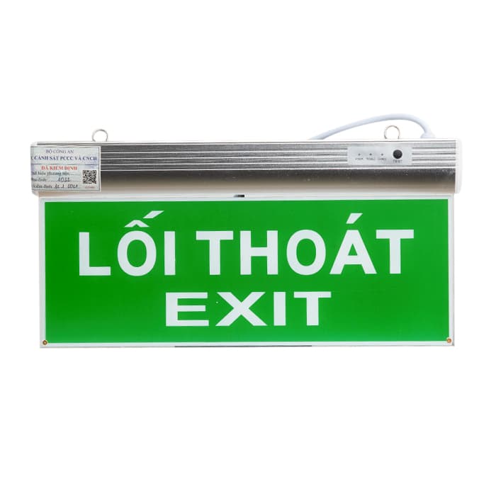 Đèn LED Exit chỉ dẫn 2 mặt CD01 2.2W PCCC