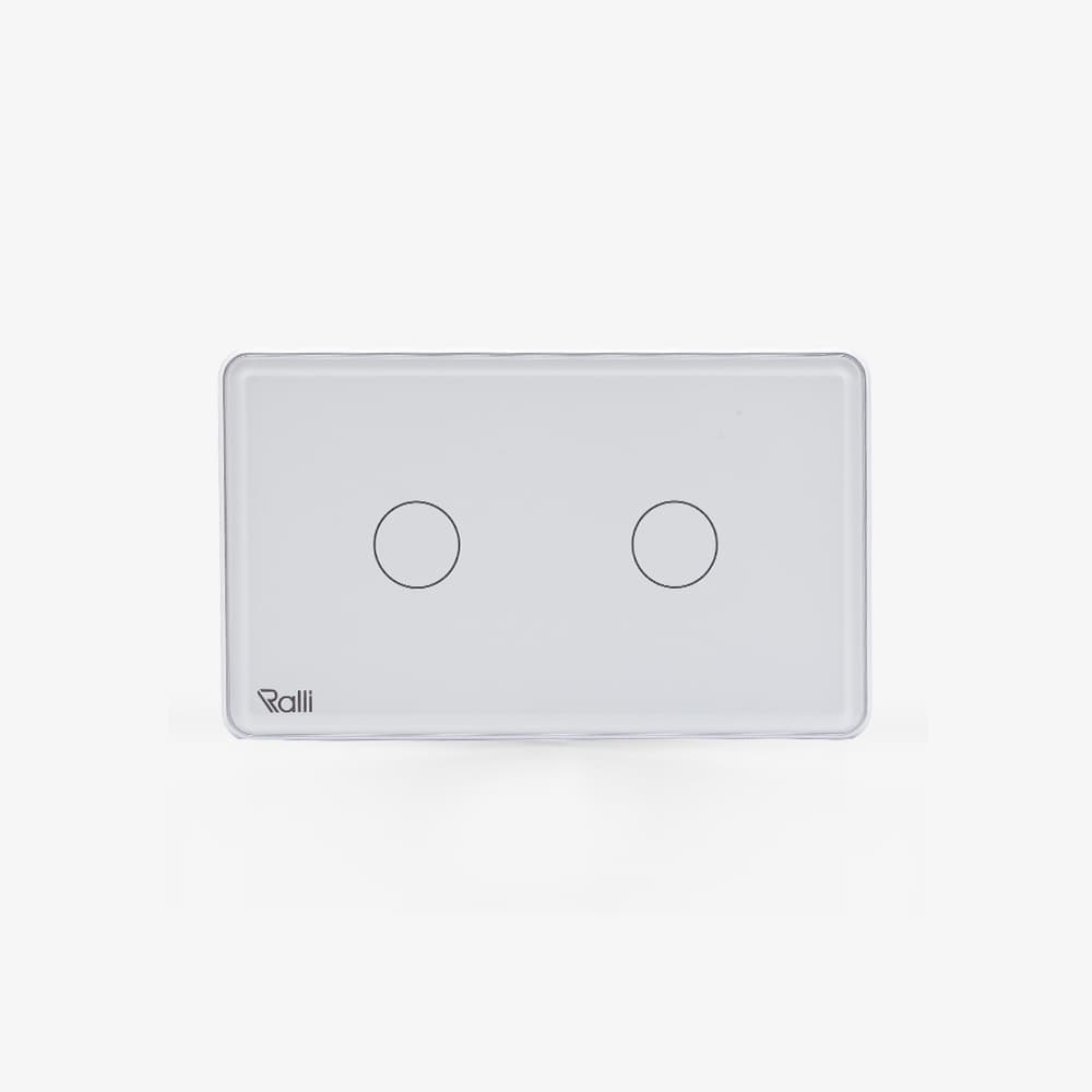 Công tắc cảm ứng thông minh bluetooth chữ nhật 2 nút bấm