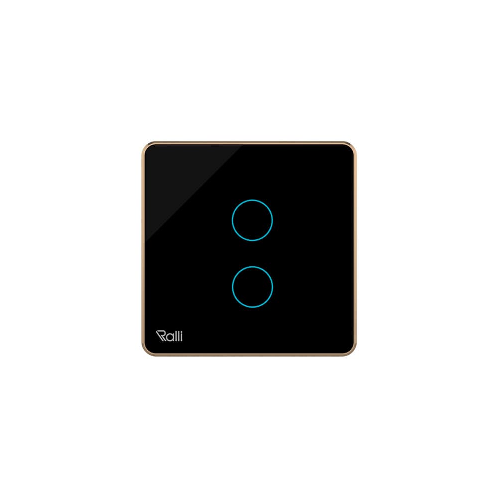 Công tắc cảm ứng thông minh bluetooth vuông 2 nút bấm