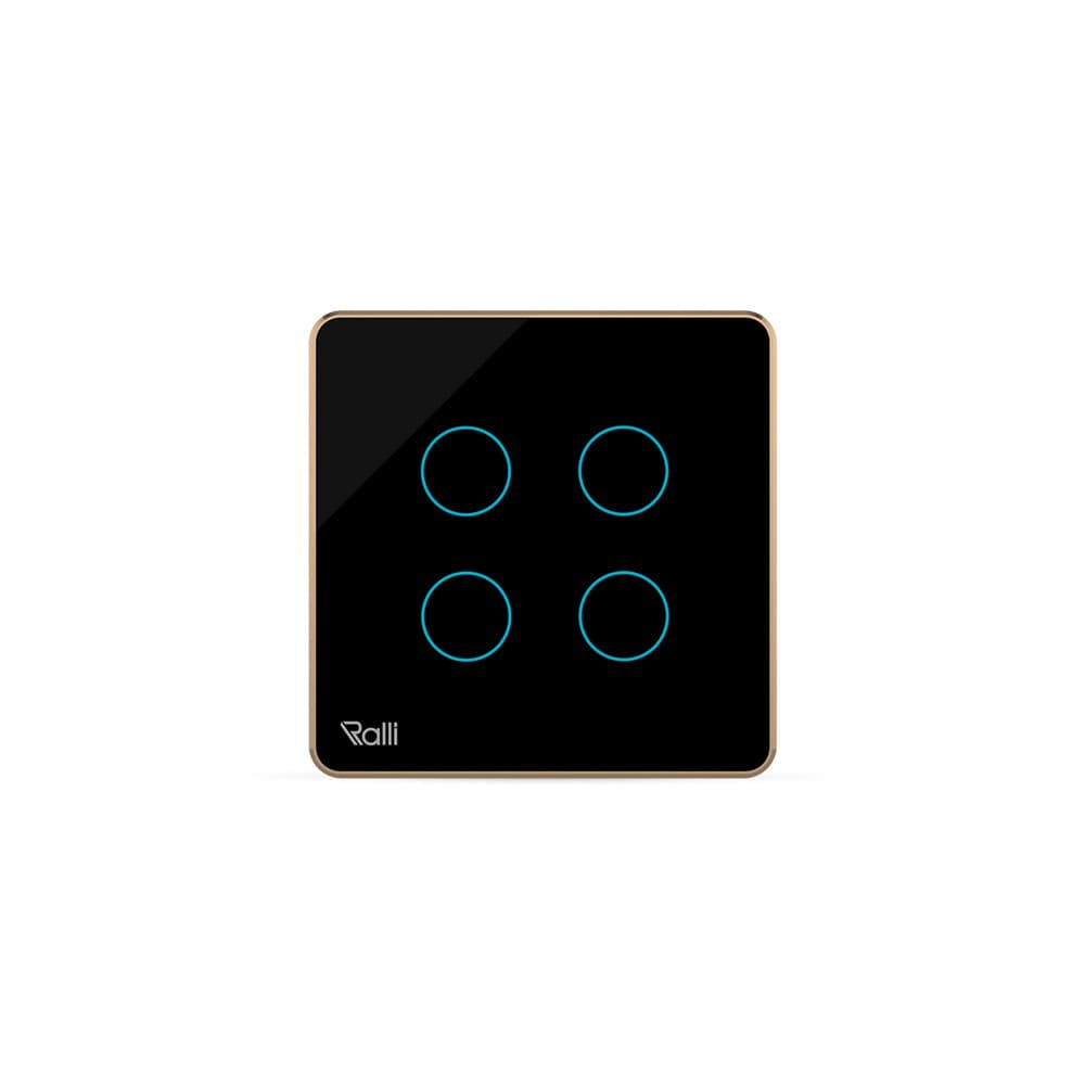 Công tắc cảm ứng thông minh bluetooth vuông 4 nút bấm