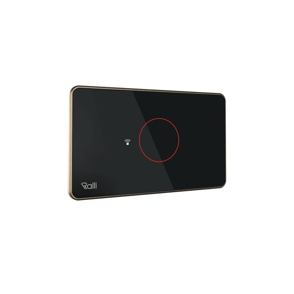 Công tắc cảm ứng thông minh wifi chữ nhật 2 chiều 1 nút bấm