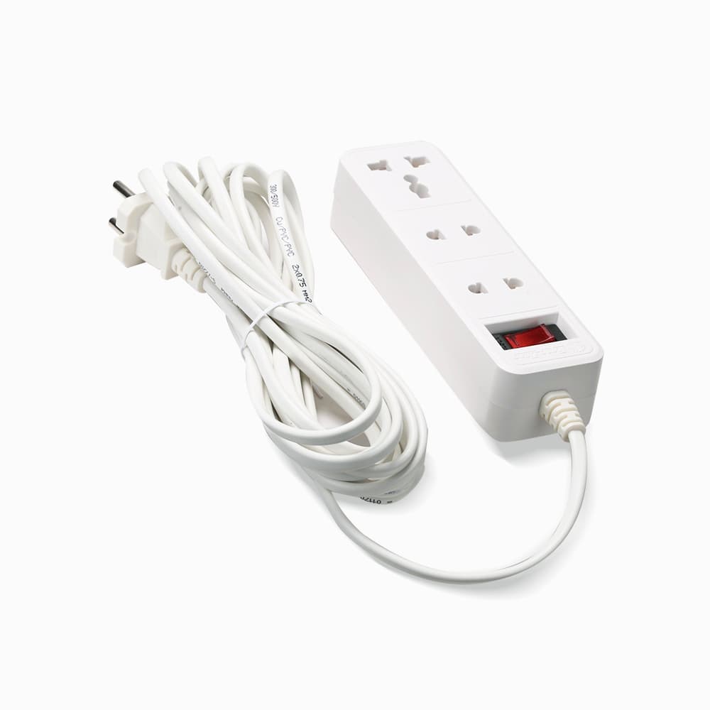 Ổ cắm điện kéo dài OC05 2m 3 ổ cắm 10A