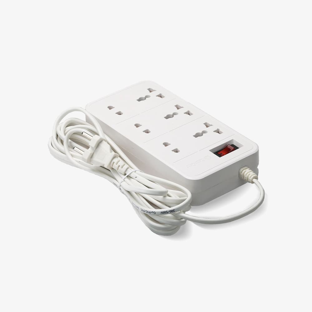 Ổ cắm điện kéo dài OC06 2m 6 ổ cắm 10A