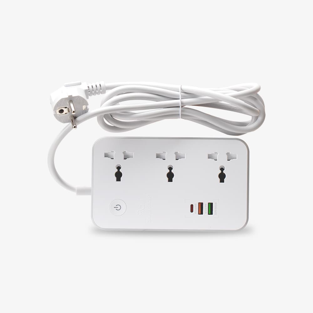 Ổ cắm kéo dài thông minh wifi tích hợp ổ cắm usb OC08