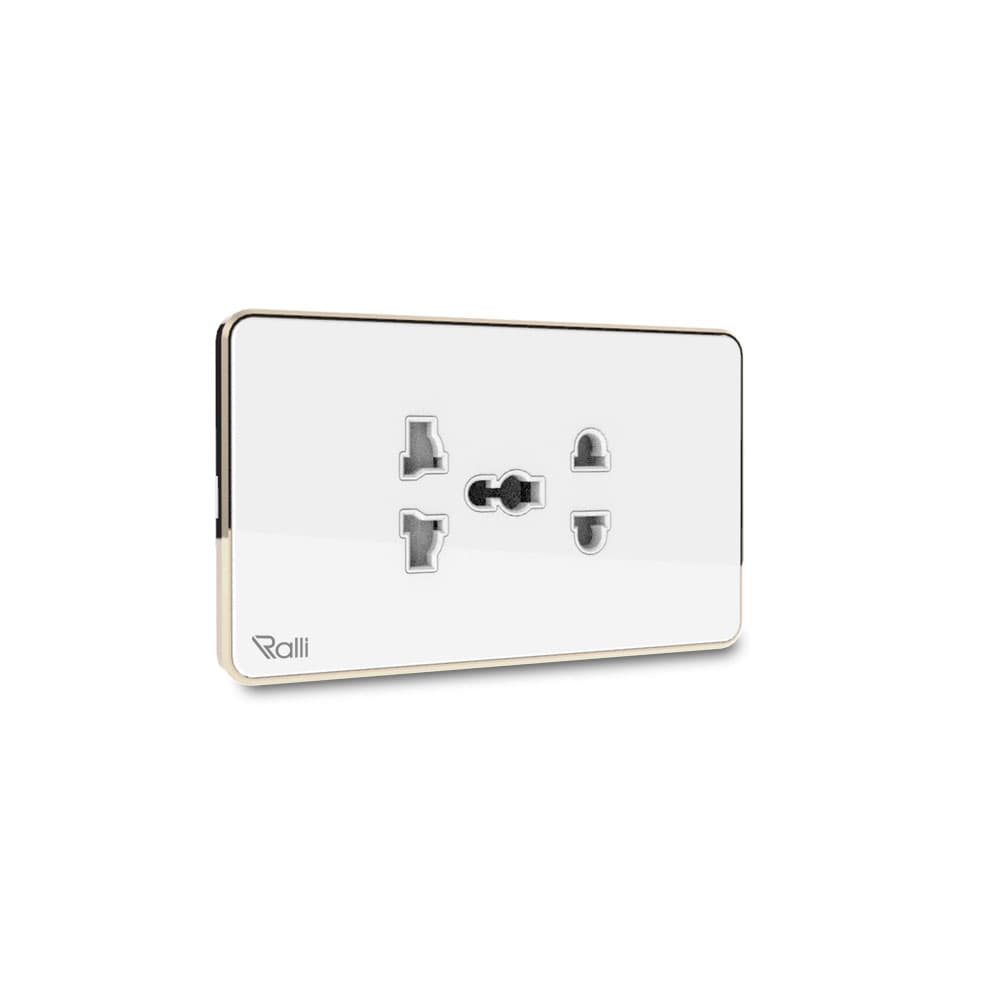 Ổ cắm điện âm tường cao cấp OCAT04K 2 ổ cắm 16A